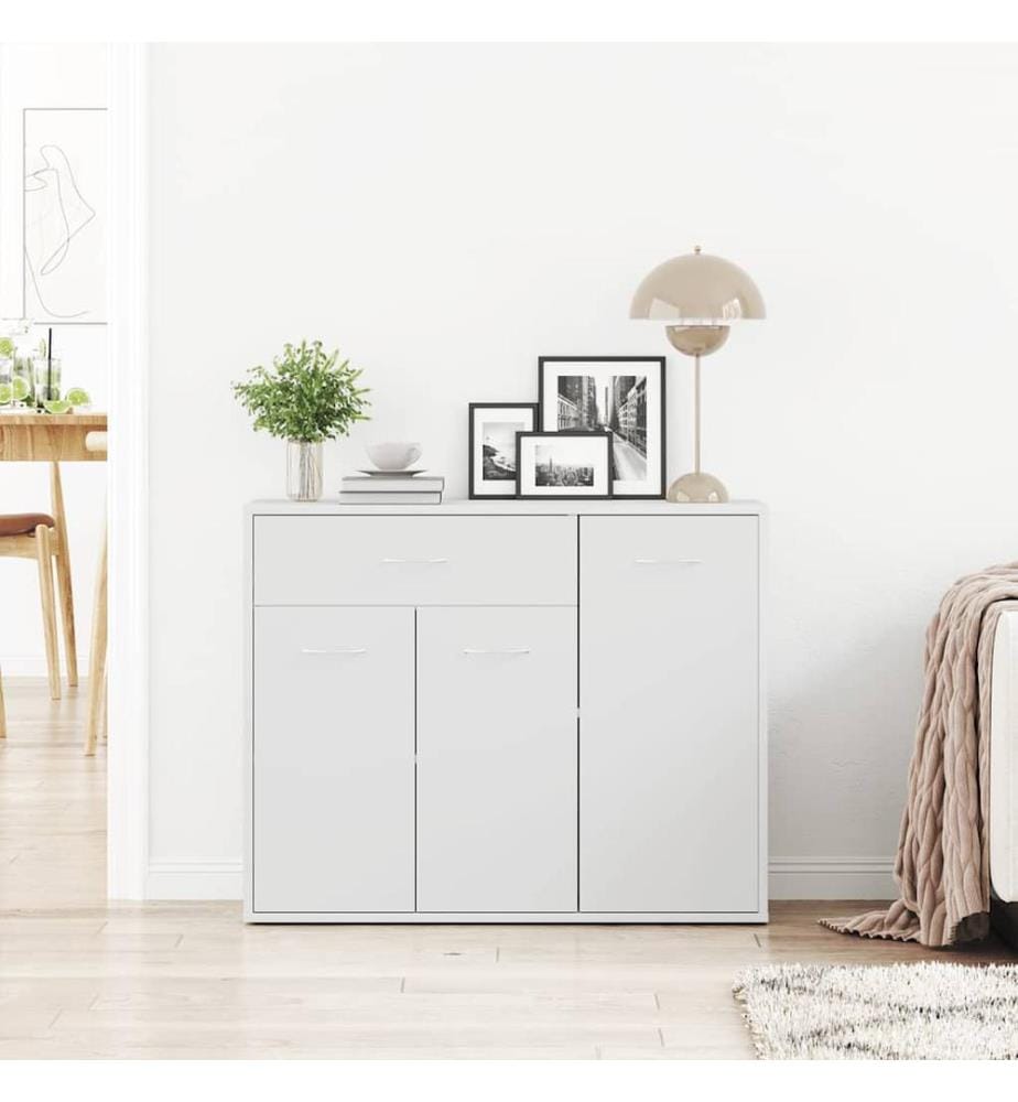 Sideboard Weiss 88x30x70 cm Holzwerkstoff