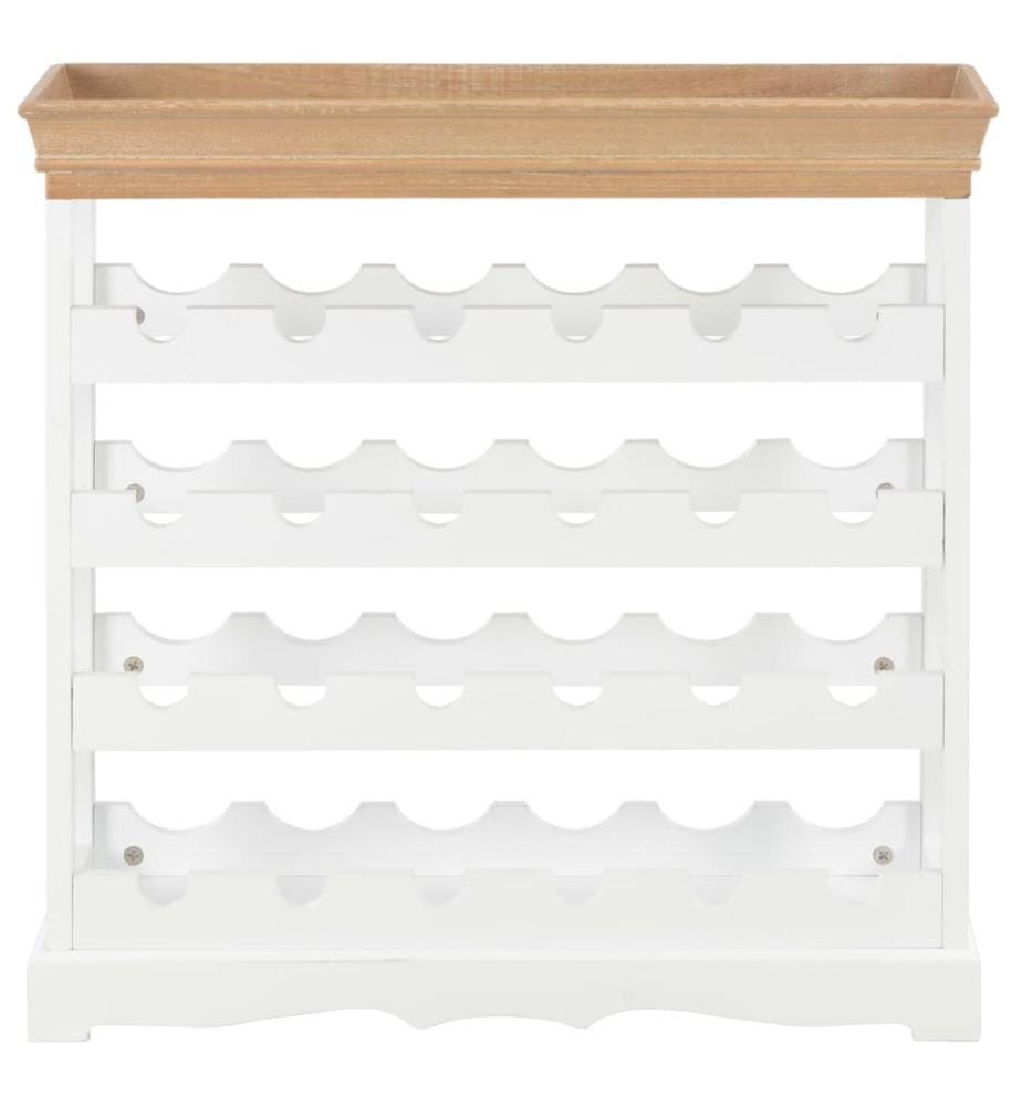 Weinschrank Weiss 70 x 22,5 x 70,5 cm MDF