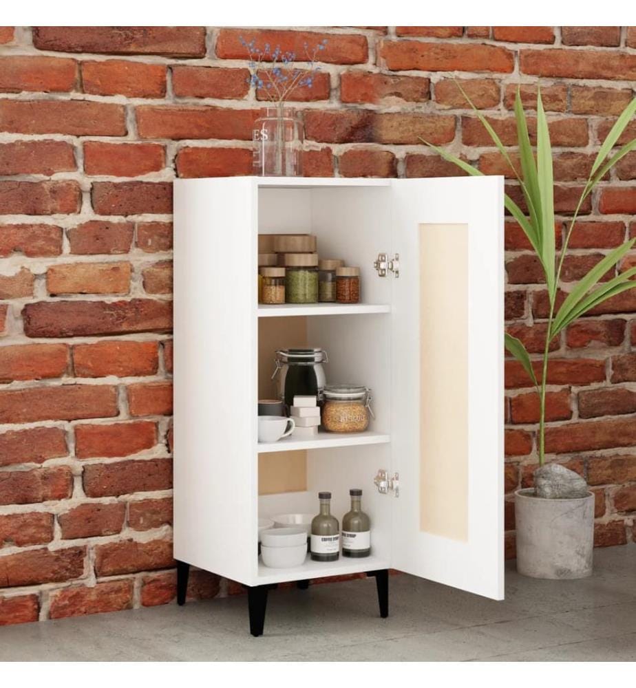 Sideboard Weiss 34,5x34x90 cm Holzwerkstoff