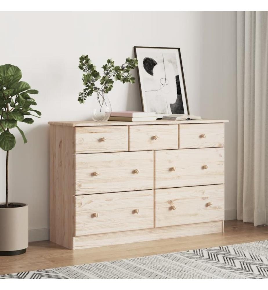 Commode ALTA 112x35x73 cm bois massif de pin