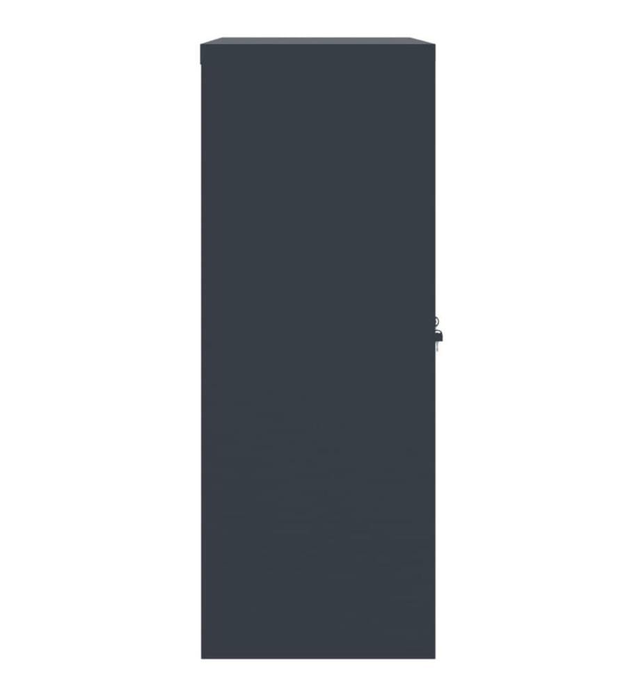 Classeur anthracite 90x40x105 cm acier