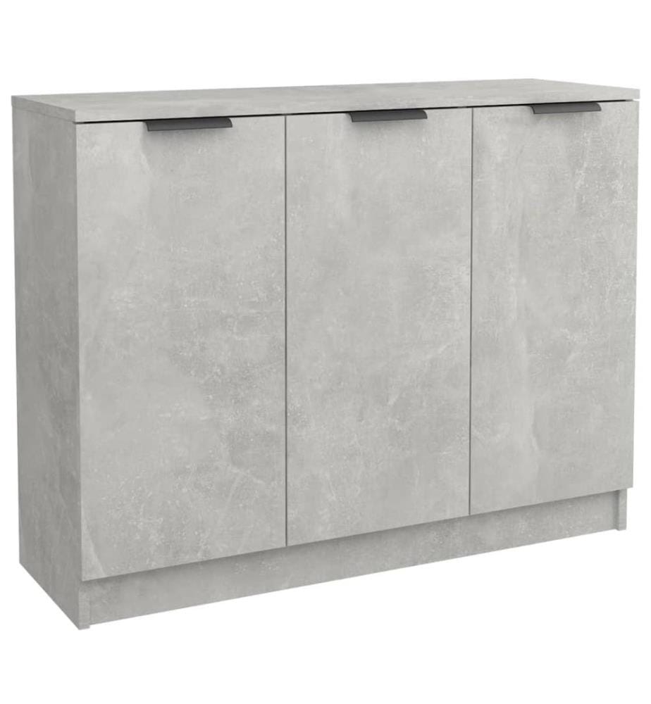 Sideboard Betongrau 90,5x30x70 cm Holzwerkstoff