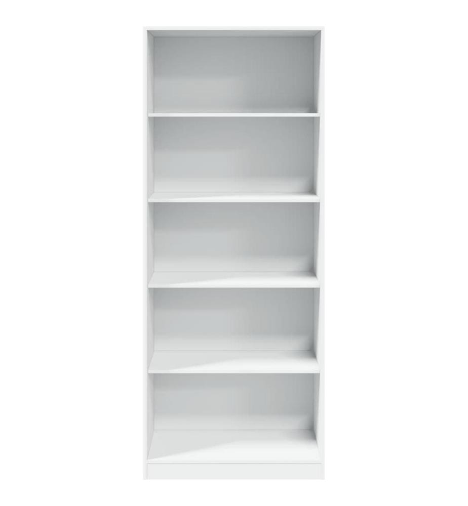 Garde-robe blanc 80x50x200 cm bois d'ingénierie