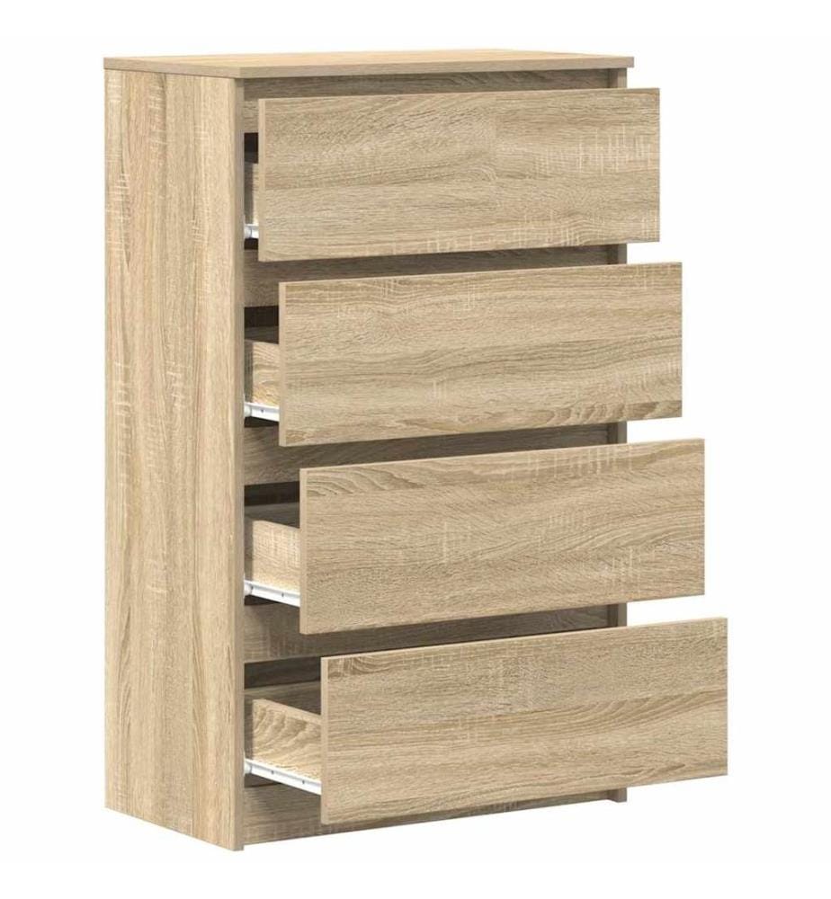 Sideboard Sonoma-Eiche 60x35x98,5 cm Holzwerkstoff