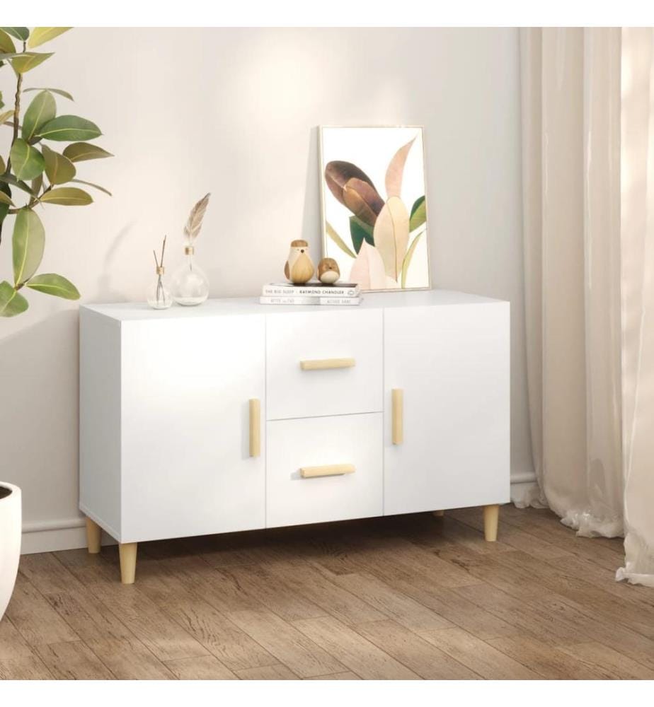 Sideboard Weiss 100x36x60 cm Holzwerkstoff