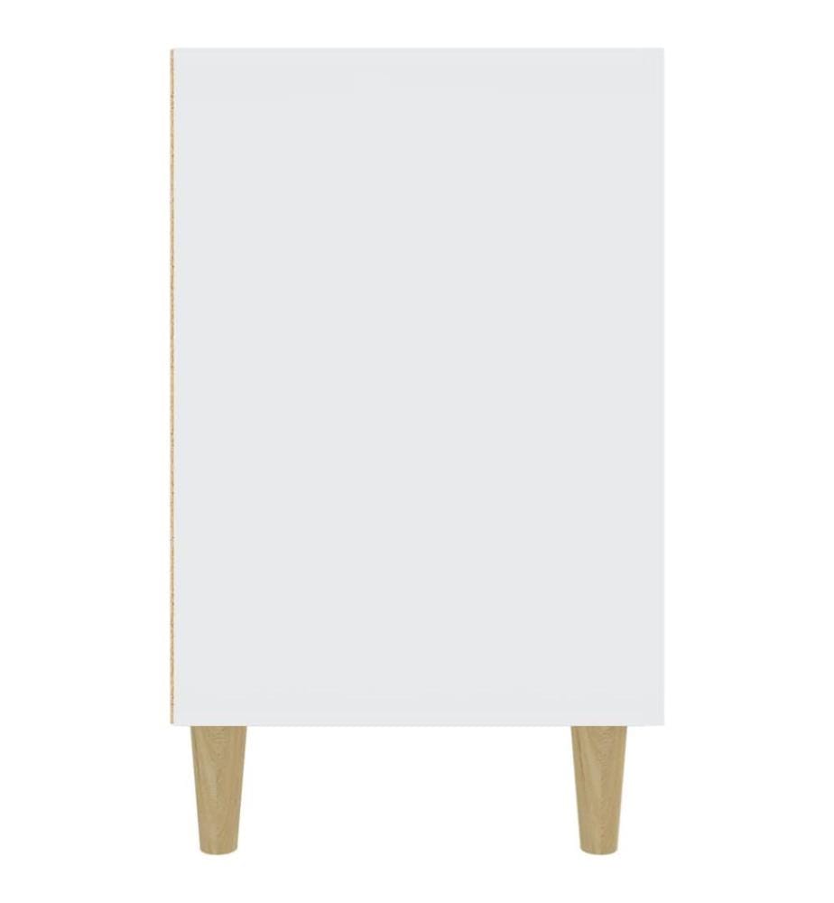 Sideboard Weiss 100x36x60 cm Holzwerkstoff
