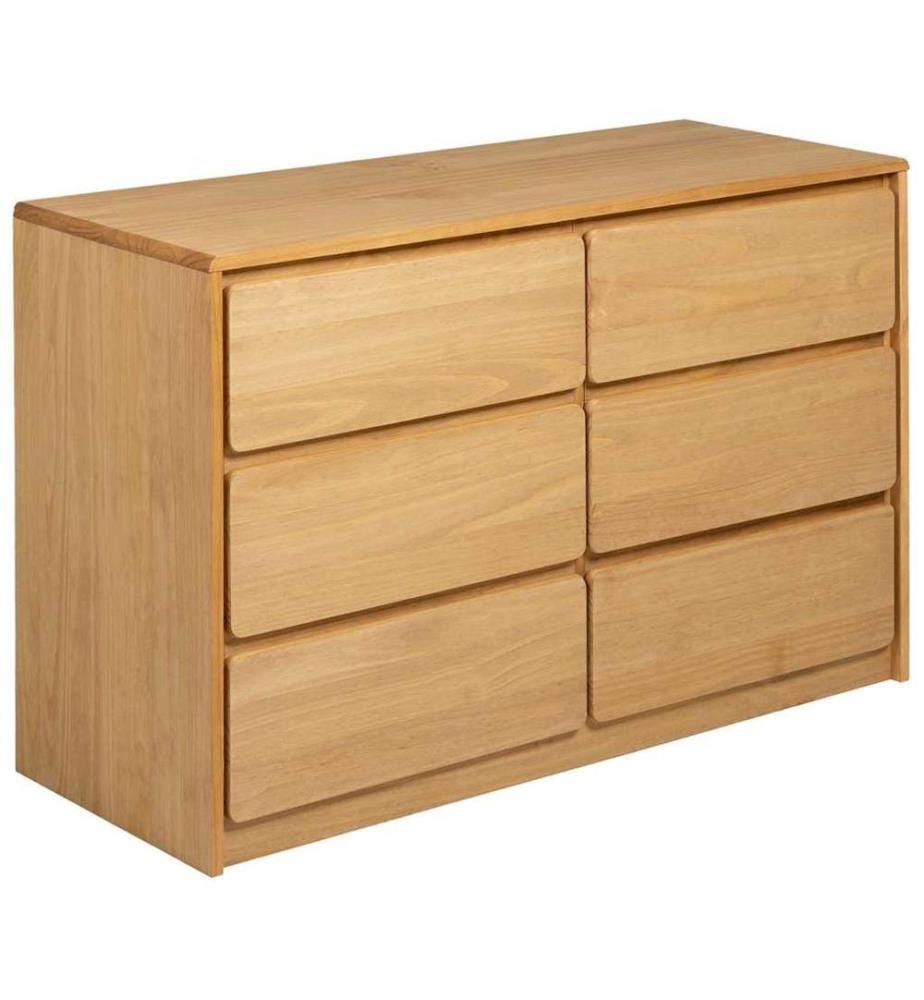 Schubladenkommode SAUDA Eiche-Optik 111x43x73,5 cm Kiefernholz