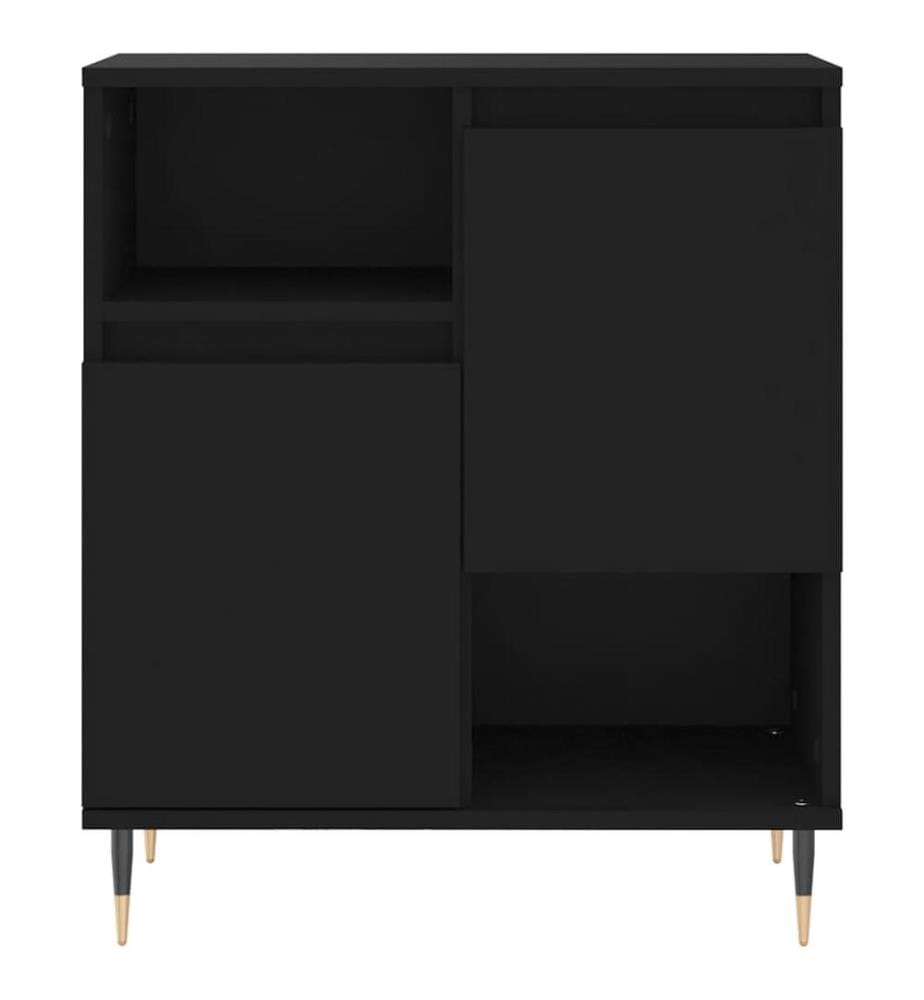 Sideboard Schwarz 60x35x70 cm Holzwerkstoff