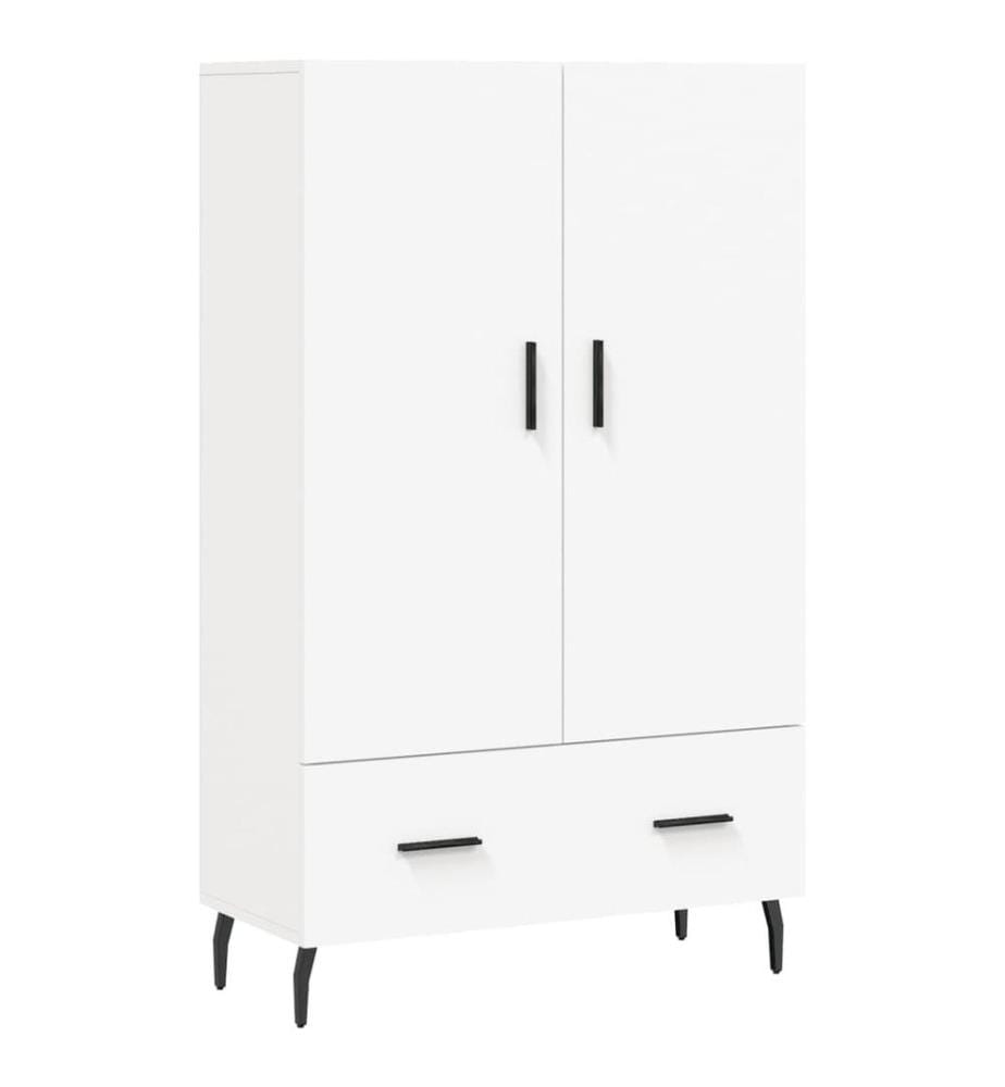 Highboard Weiss 69,5x31x115 cm Holzwerkstoff