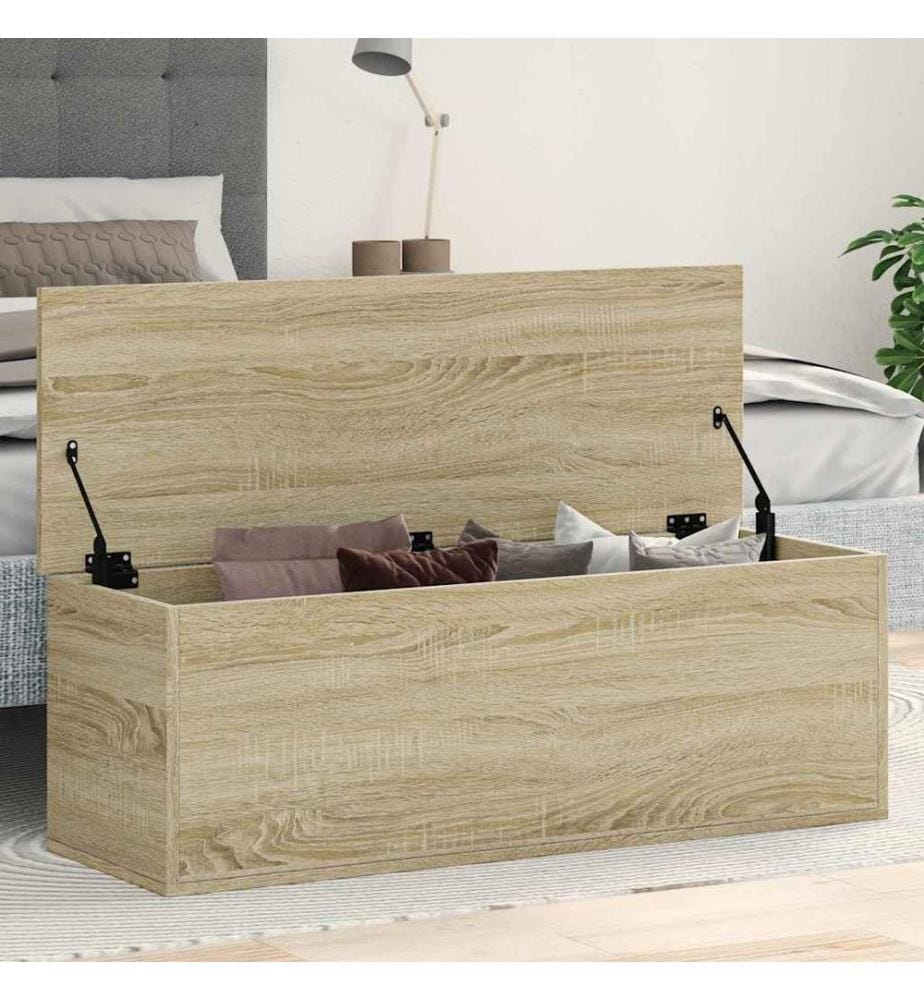 Truhe Sonoma-Eiche 102x35x35 cm Holzwerkstoff