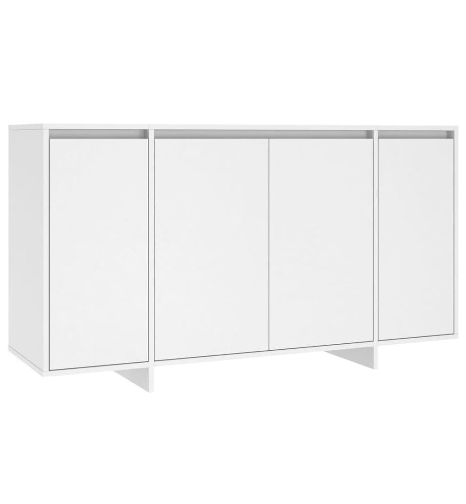 Sideboard Weiss 135x41x75 cm Holzwerkstoff