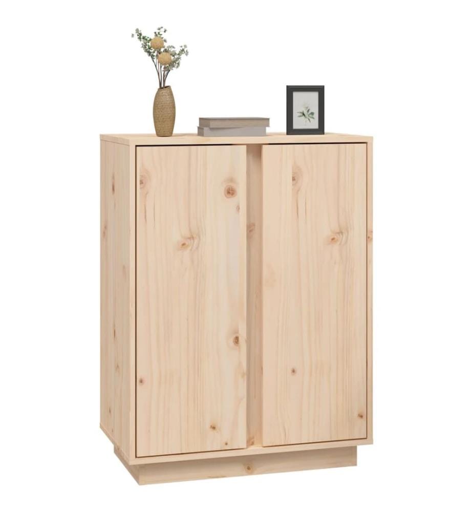 Sideboard 60x35x80 cm Massivholz Kiefer
