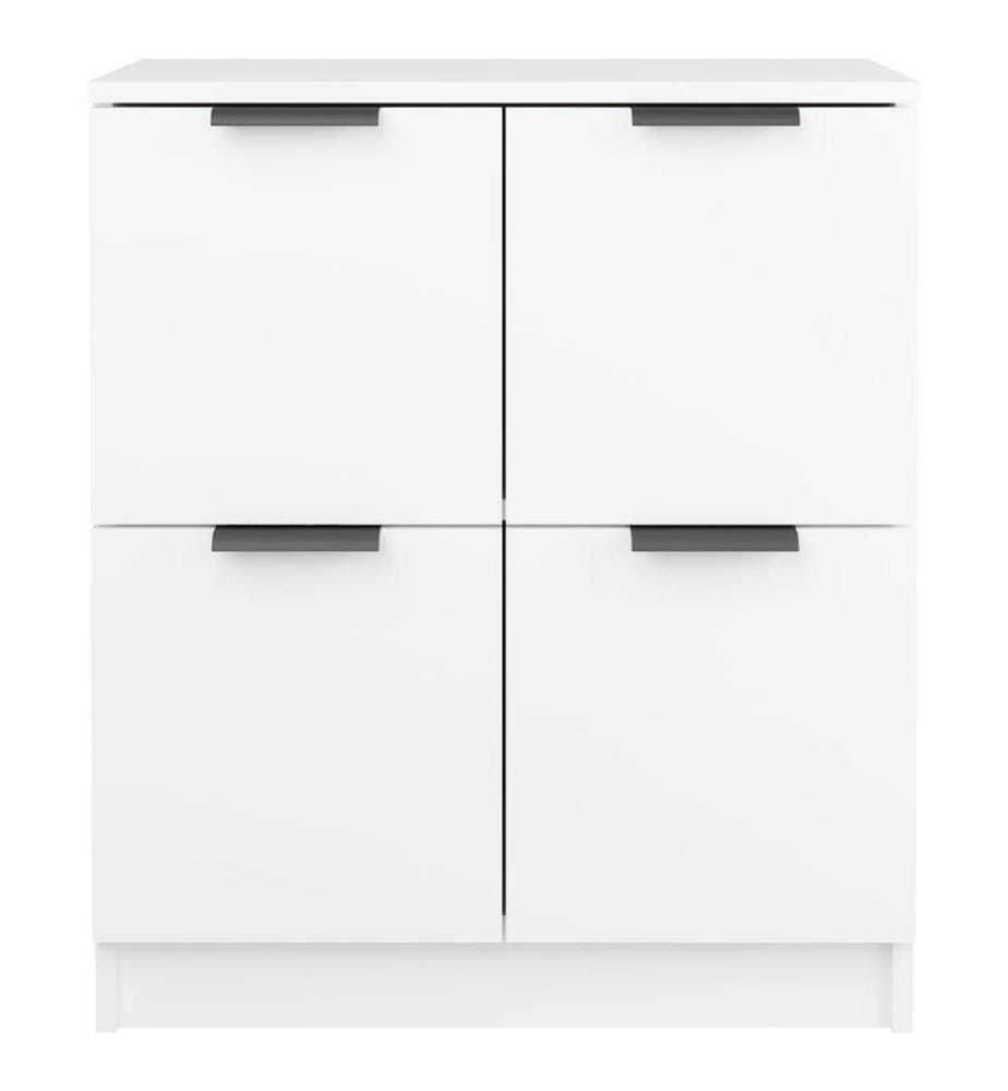Sideboards 2 Stk. Weiss 60x30x70 cm Holzwerkstoff