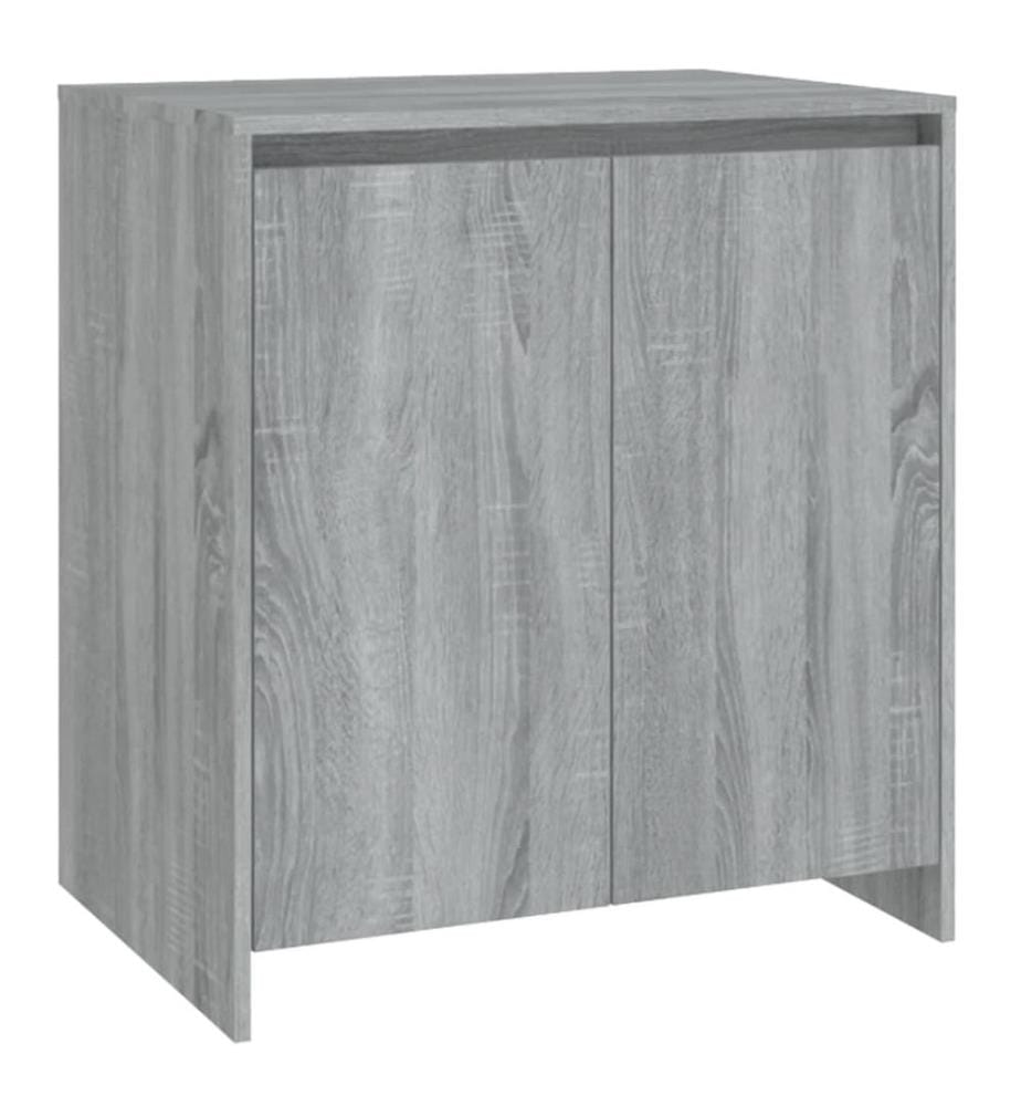 Sideboard Grau Sonoma 70x41x75 cm Holzwerkstoff