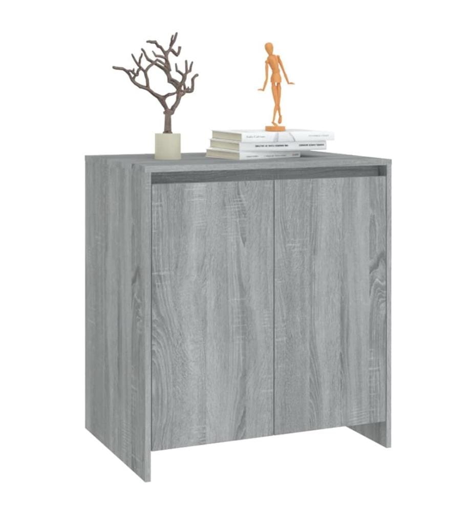 Sideboard Grau Sonoma 70x41x75 cm Holzwerkstoff