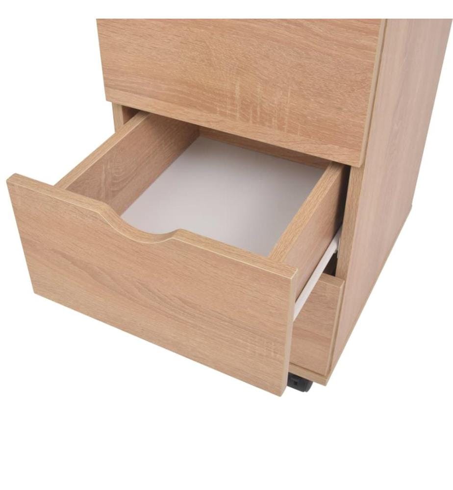 Schubladenelement 33×45×60 cm Eichenbraun