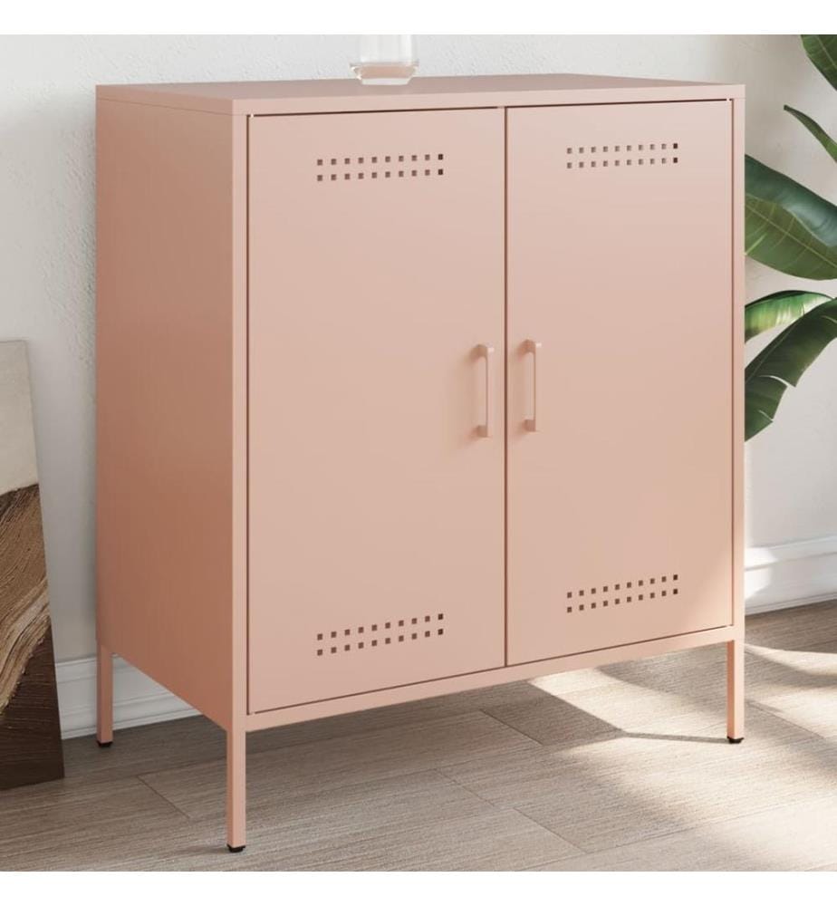 Sideboard Rosa 68x39x79 cm Stahl