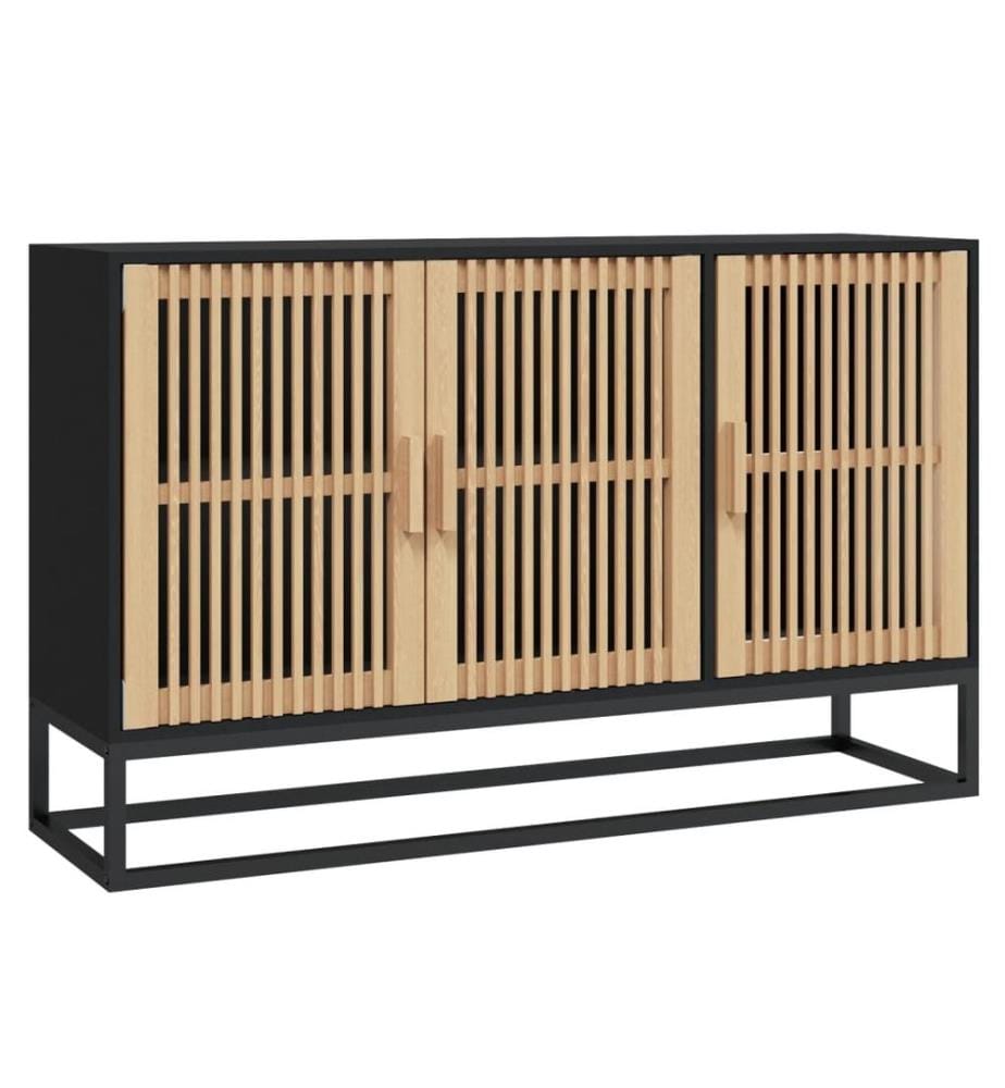 Sideboard Schwarz 105x30x65 cm Holzwerkstoff