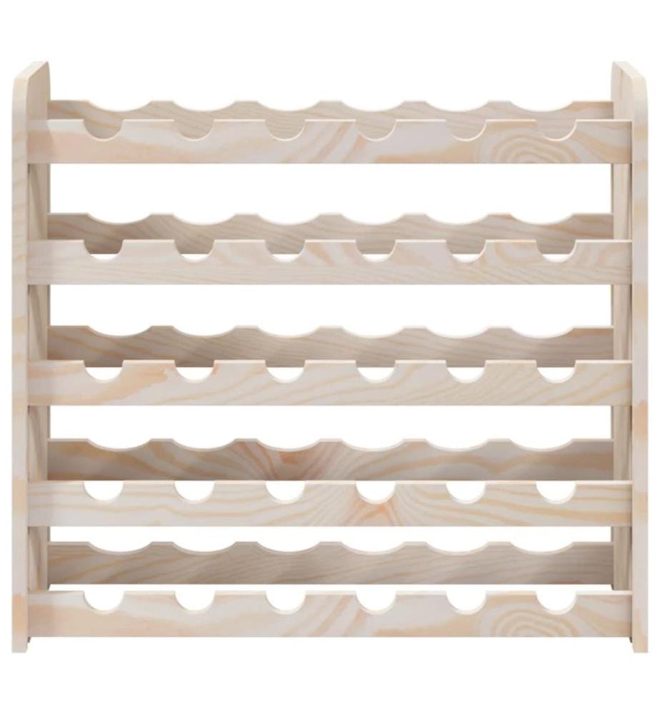 Weinregal 67,5x25x60 cm Massivholz Kiefer