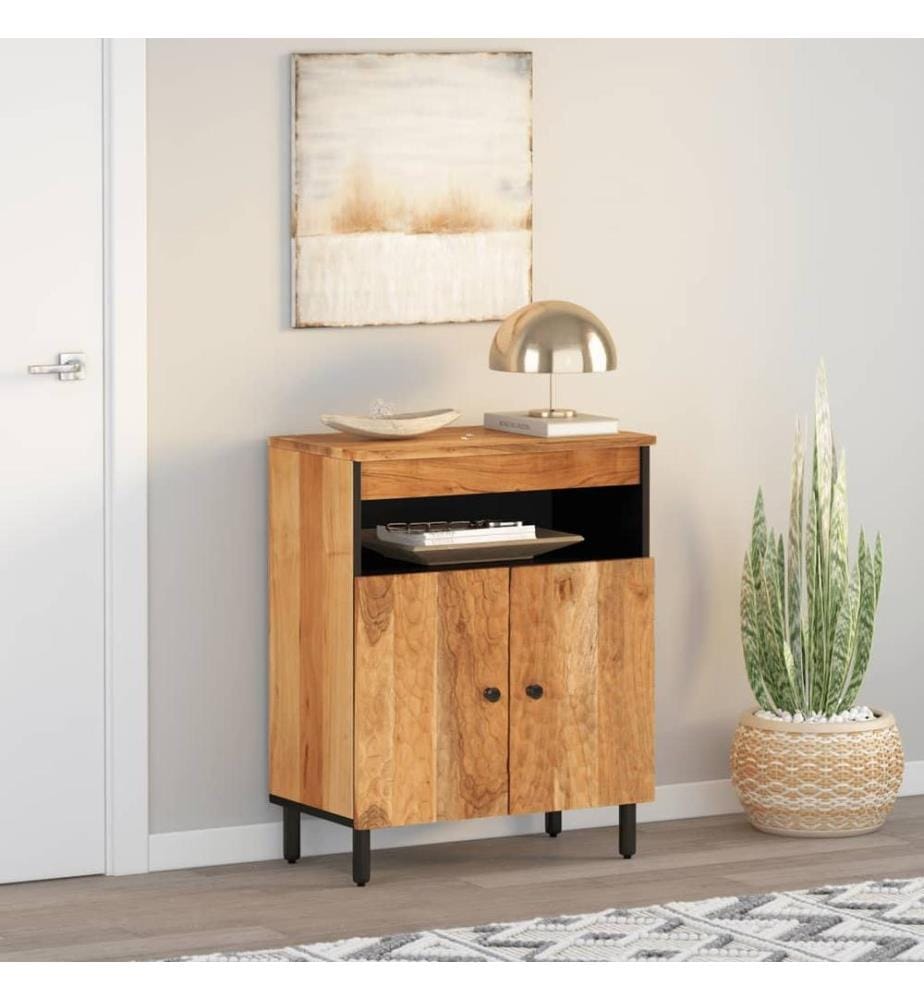 Beistelltisch 60x33x75 cm Massivholz Akazie