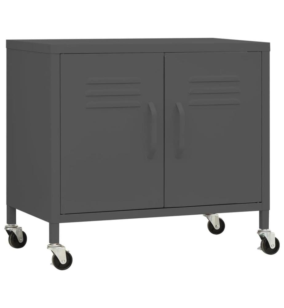 Lagerschrank Anthrazit 60x35x56 cm Stahl