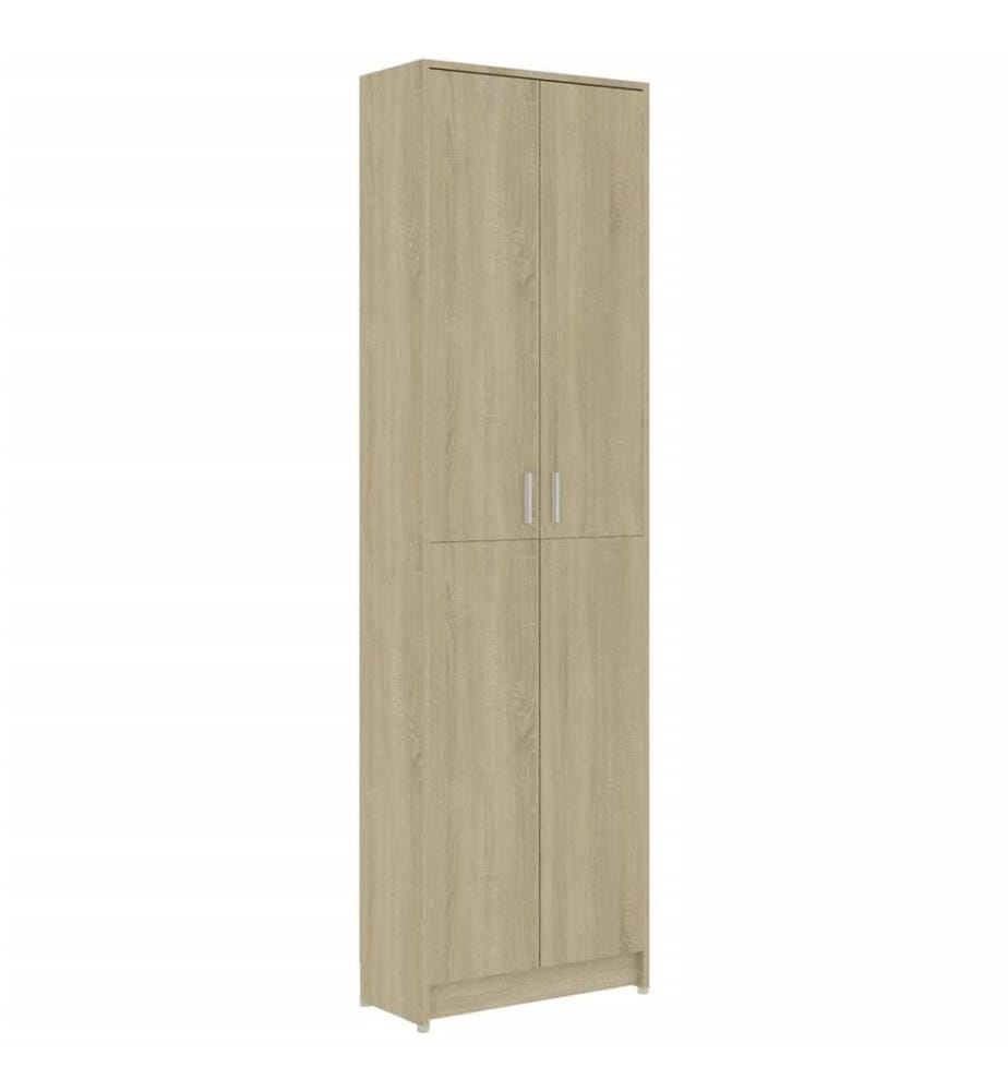 Garderobenschrank Sonoma-Eiche 55x25x189 cm Holzwerkstoff