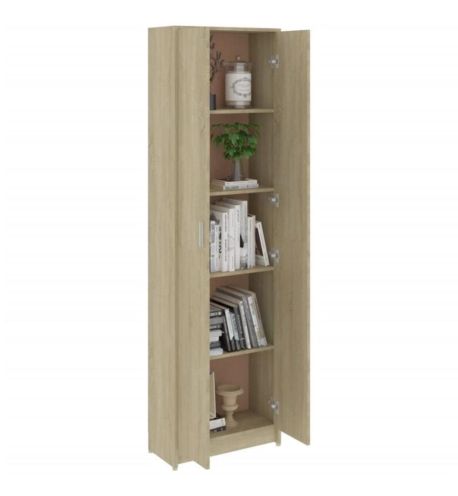 Garderobenschrank Sonoma-Eiche 55x25x189 cm Holzwerkstoff