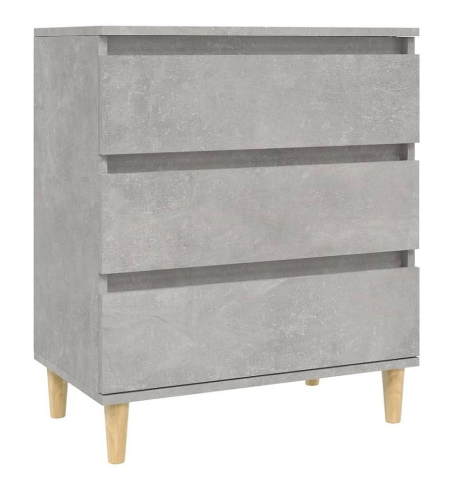 Sideboard Betongrau 60x35x70 cm Holzwerkstoff