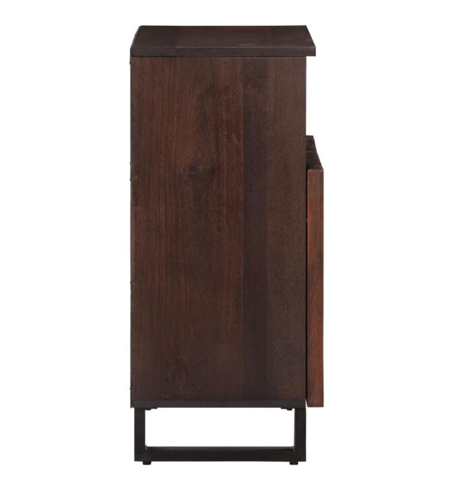 Sideboard Braun 60x34x75 cm Massivholz Mango