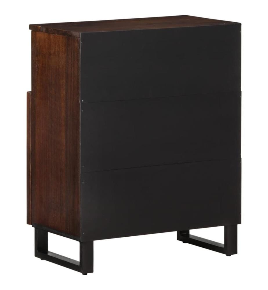 Sideboard Braun 60x34x75 cm Massivholz Mango