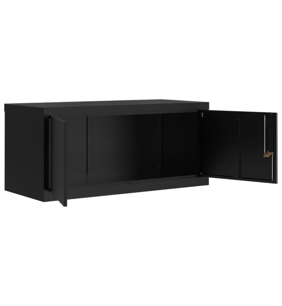 Classeur noir 90x40x40 cm acier