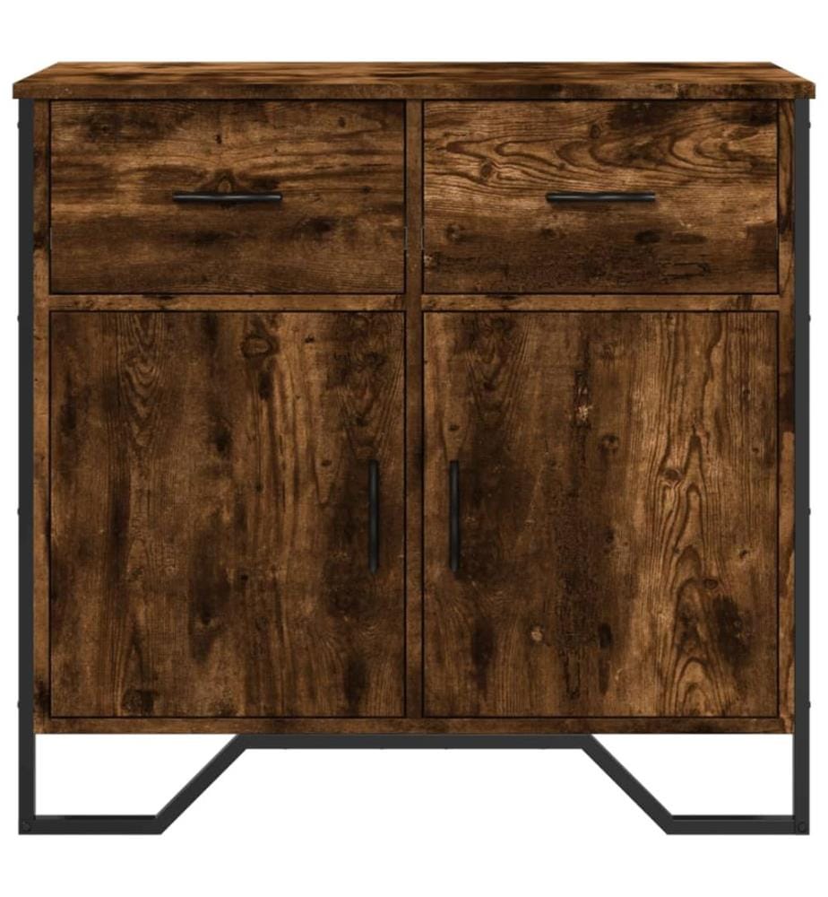 Sideboard Räuchereiche 79,5x35,5x74,5 cm Holzwerkstoff