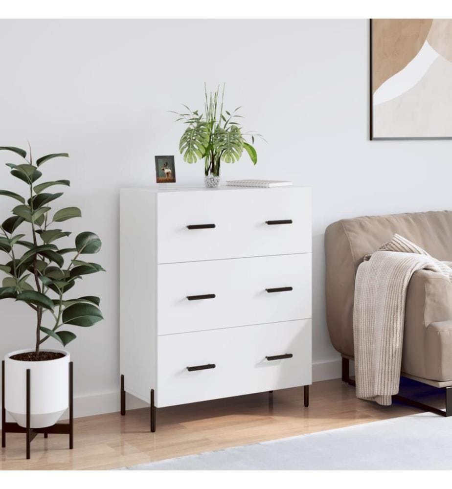 Sideboard Weiss 69,5x34x90 cm Holzwerkstoff