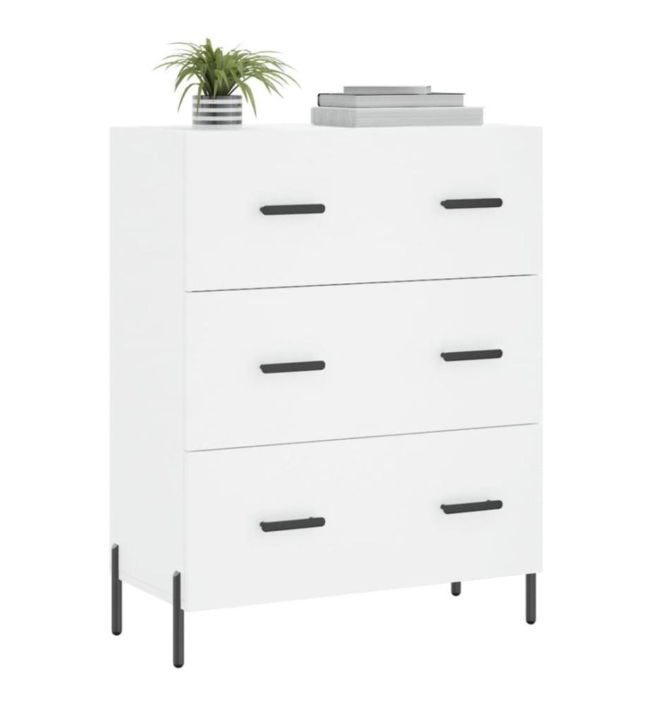 Sideboard Weiss 69,5x34x90 cm Holzwerkstoff