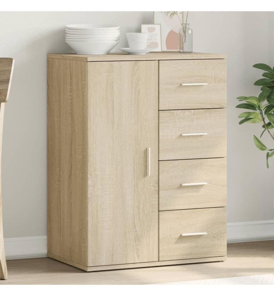 Sideboard Sonoma-Eiche 59x39x80 cm Holzwerkstoff
