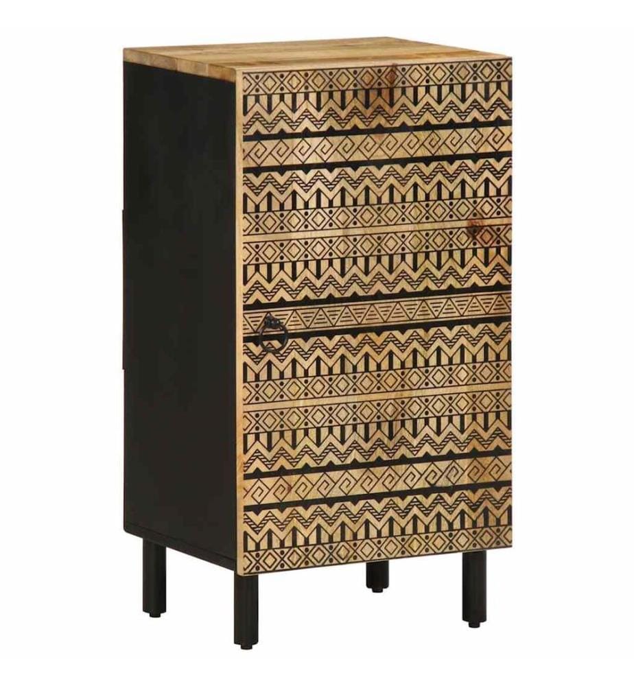 Sideboard 40x33,5x75 cm Raues Mangoholz