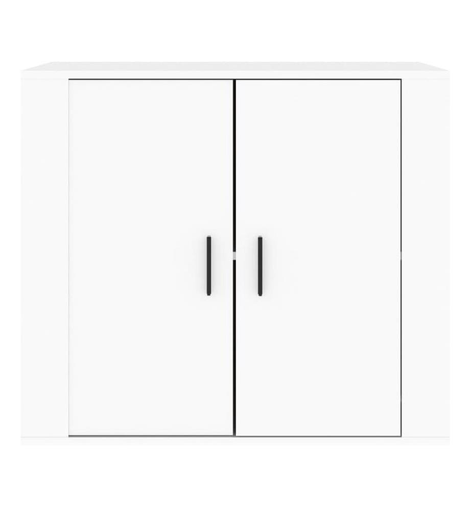 Sideboard Hochglanz-Weiss 80x33x70 cm Holzwerkstoff
