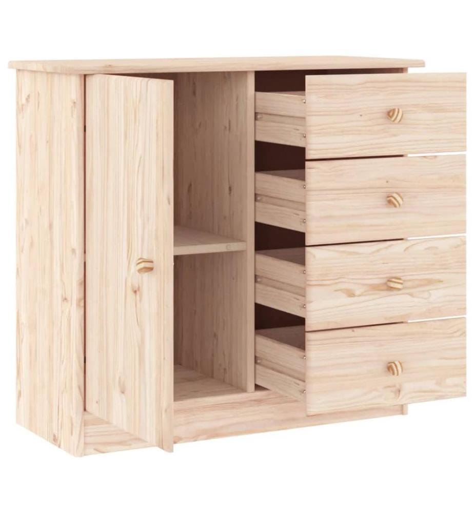 Sideboard ALTA 77x35x73 cm Massivholz Kiefer