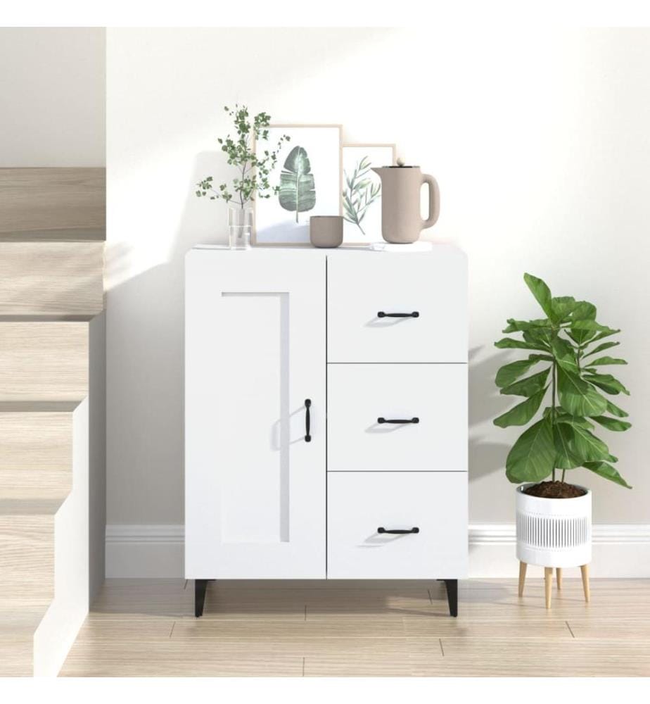 Sideboard Weiss 69,5x34x90 cm Holzwerkstoff