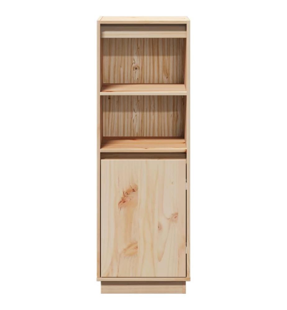 Highboard 37x34x110 cm Massivholz Kiefer