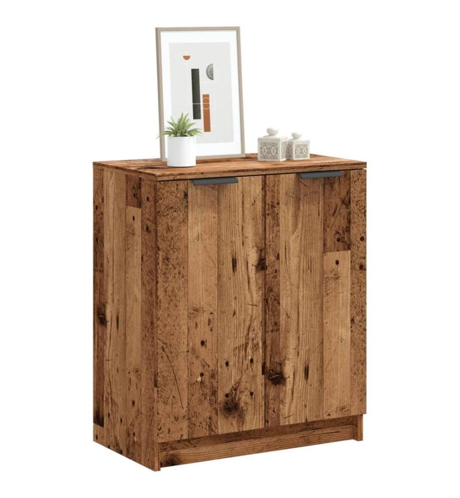 Schuhschrank Altholz-Optik 59x35x70 cm Holzwerkstoff