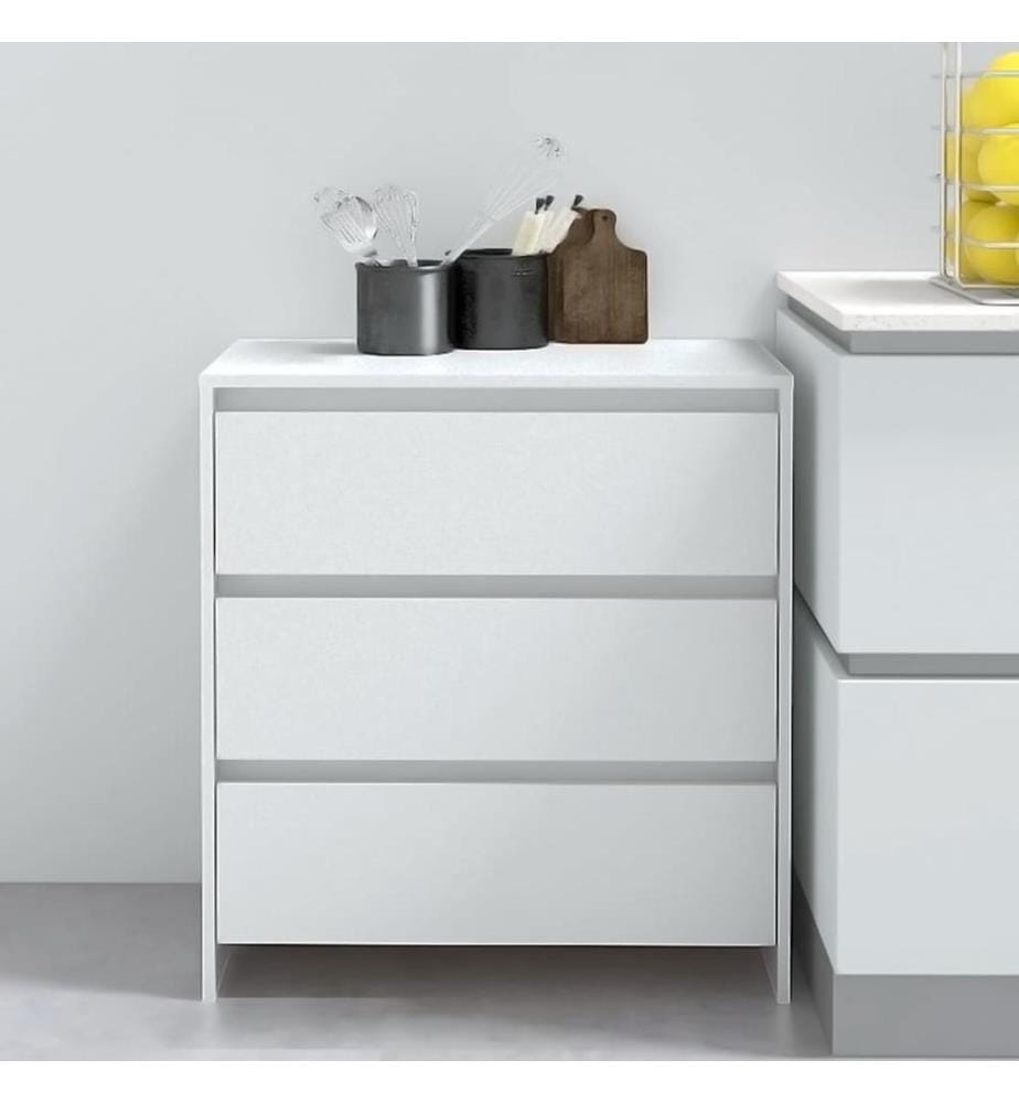 Sideboard Weiss 70x41x75 cm Holzwerkstoff