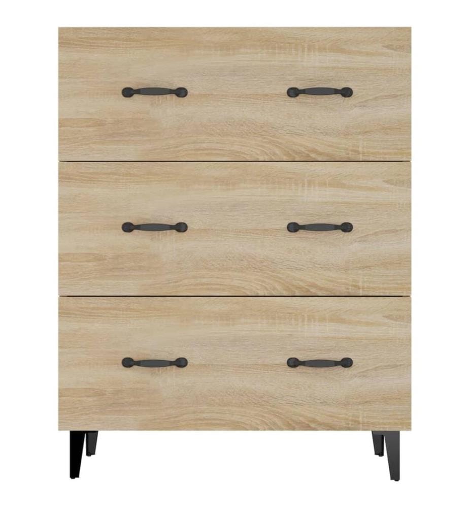 Sideboard Sonoma-Eiche 69,5x34x90 cm Holzwerkstoff