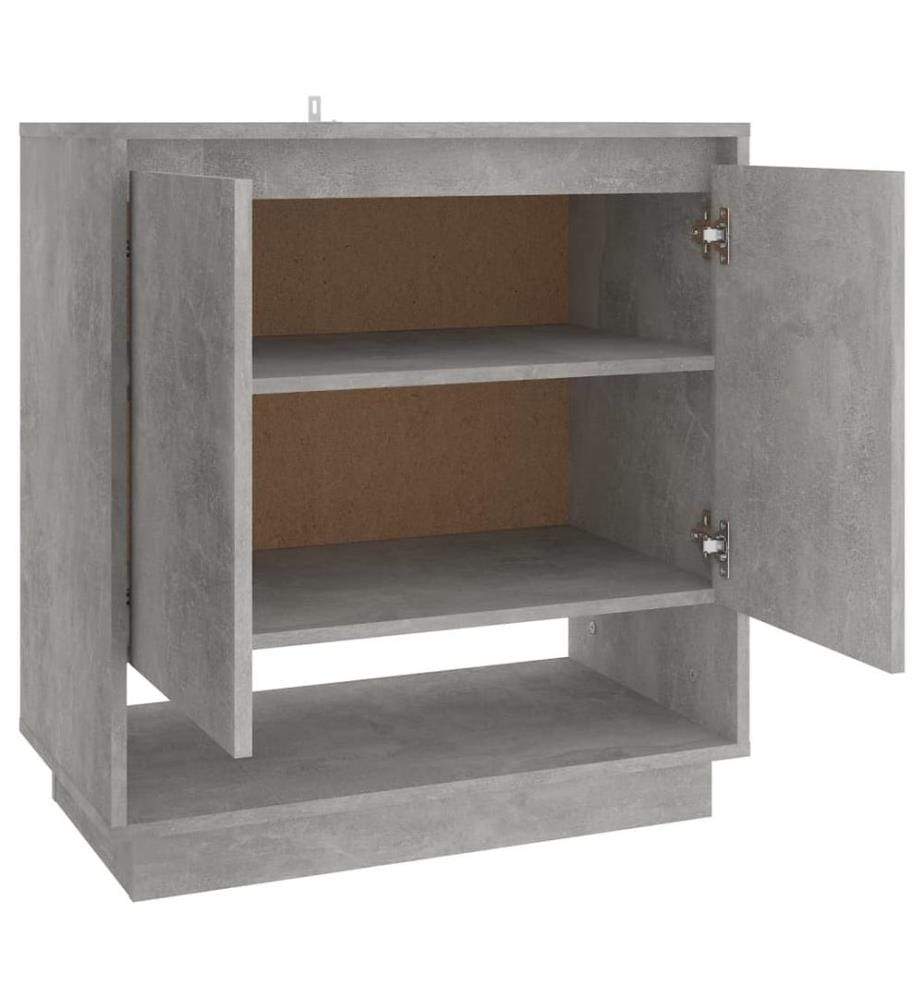 Sideboard Betongrau 70x41x75 cm Holzwerkstoff