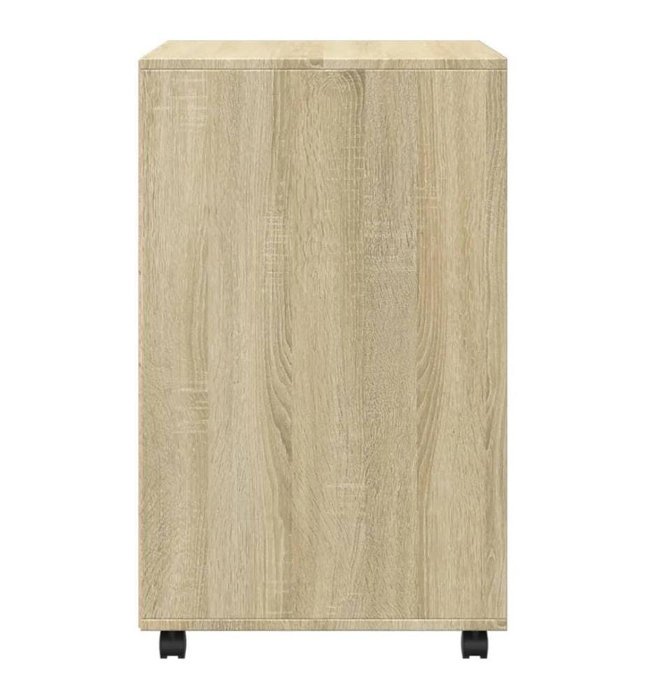 Rollschrank Sonoma-Eiche 60x48x81 cm Holzwerkstoff