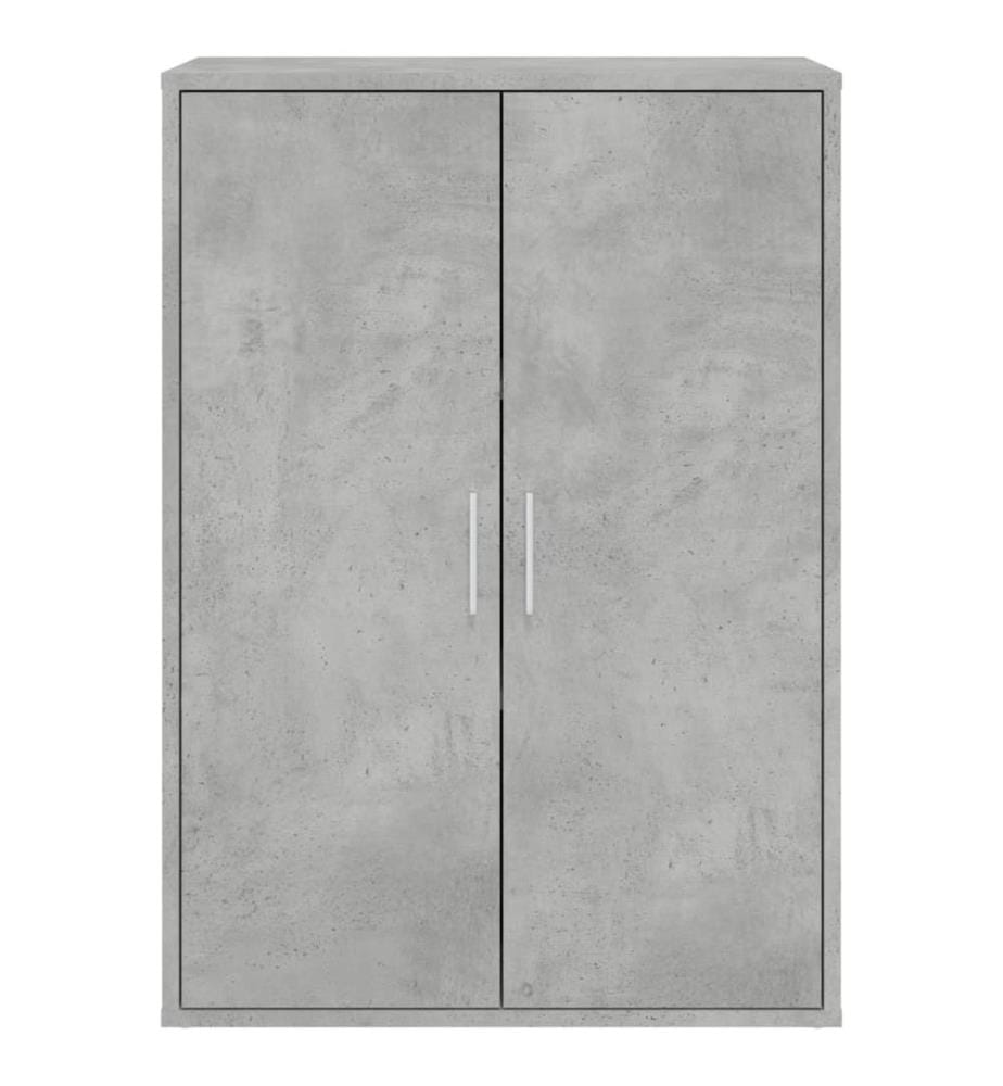 Sideboard Betongrau 60x31x84 cm Holzwerkstoff