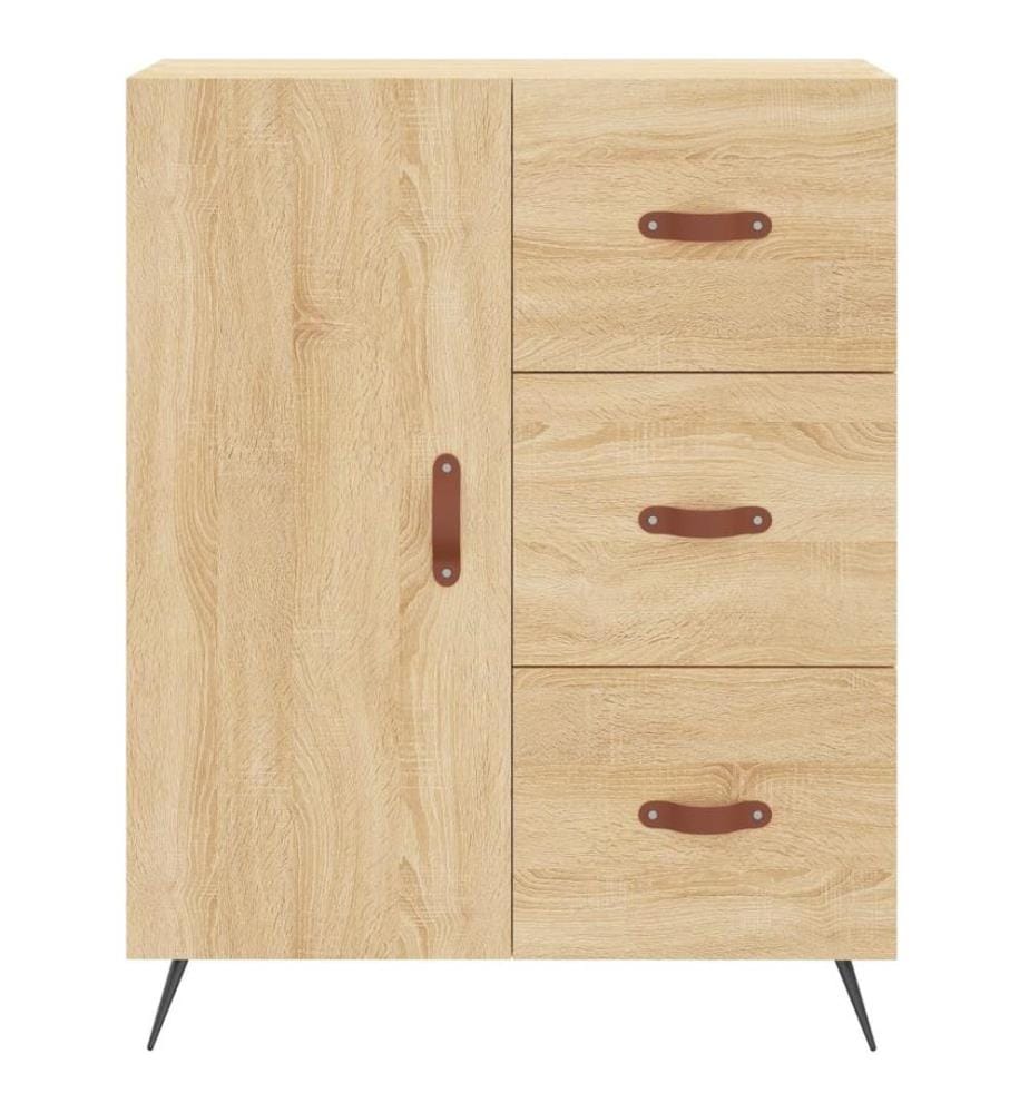 Sideboard Sonoma-Eiche 69,5x34x90 cm Holzwerkstoff