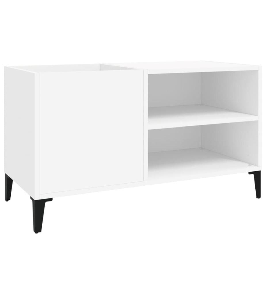 Plattenschrank Weiss 84,5x38x48 cm Holzwerkstoff