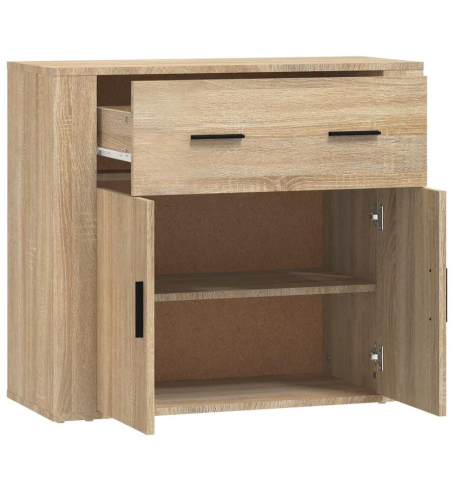 Sideboard Sonoma-Eiche 80x33x70 cm Holzwerkstoff