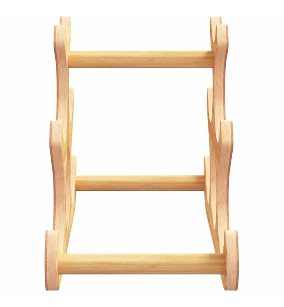 Weinregal für 6 Flaschen 35x18x25,5 cm Bambus